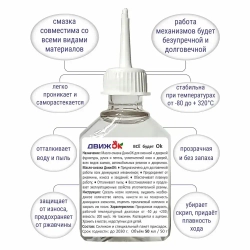 Масло - смазка для фурнитуры и уплотнителей, ручек и петель, 50 мл