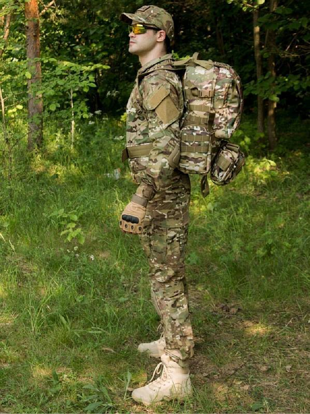 Рюкзак Fortress с подсумками Navy Multicam 40 литров