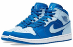 Кроссовки Jordan Air Jordan 1 Retro Mid Team Royal Ice Blue 2017