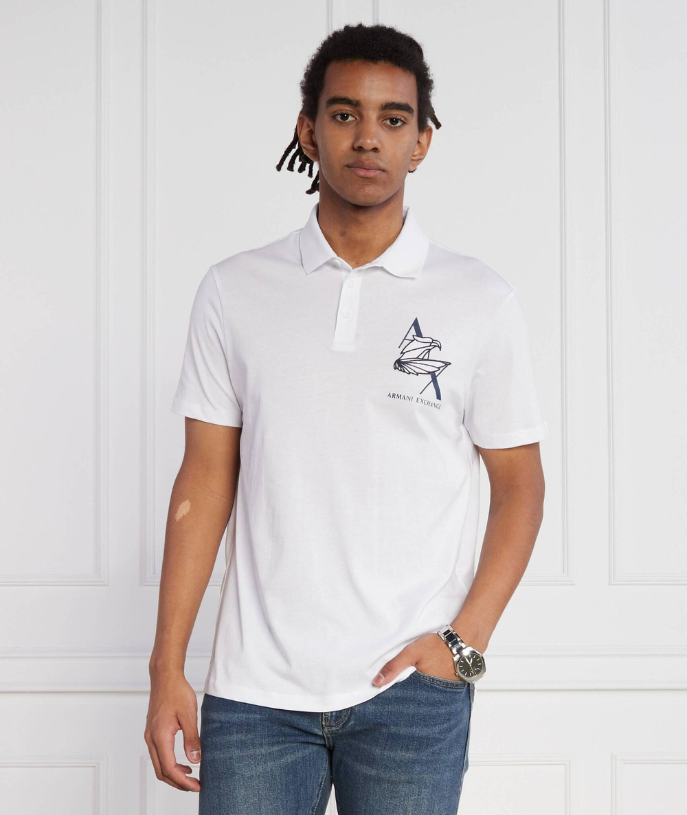 Поло Armani Exchange - белый(6RZFAL ZJ9TZ)