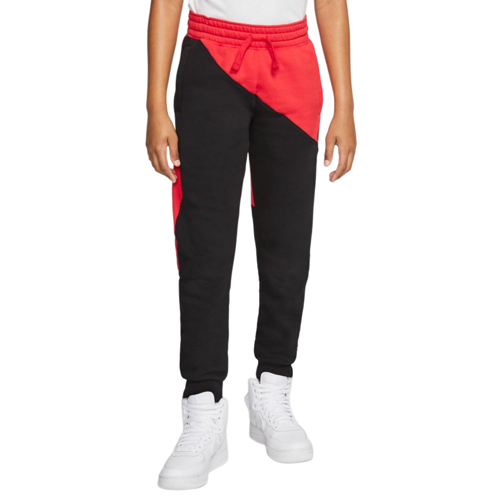 Штаны для мальчика теннисные Nike NSW Core Amplify Pant B - black/university red/black