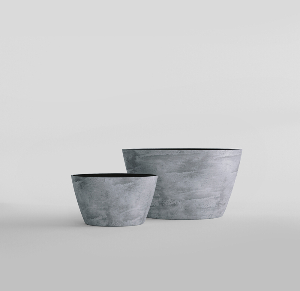 Кашпо, коллекция Concrete, форма BOWL