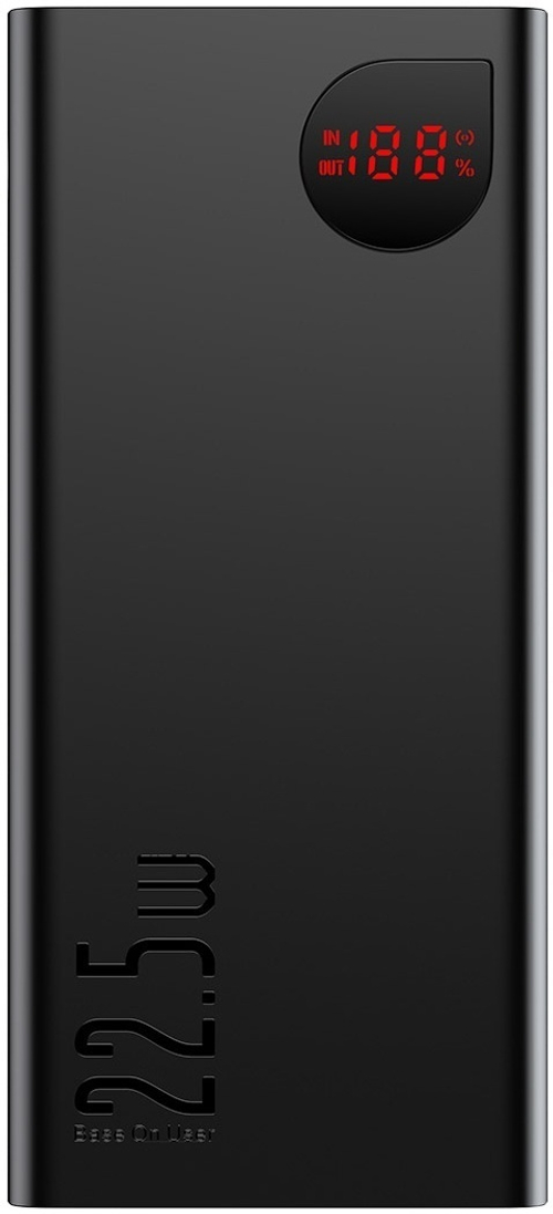 Внешний аккумулятор Baseus Adaman 10000 мАч серый