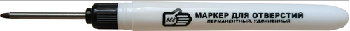 Маркер  для отверстий,  перманентный, пласт. корпус, для любых поверх. тонкий  ЧЁРНЫЙ  (888) 3007050