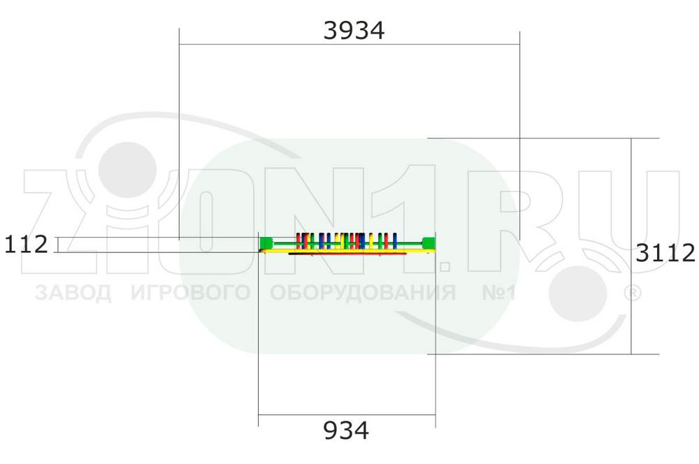 Стенка для метания мяча М2