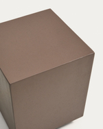 Уличный столик Rustella из коричневого бетона, 35 x 35 см