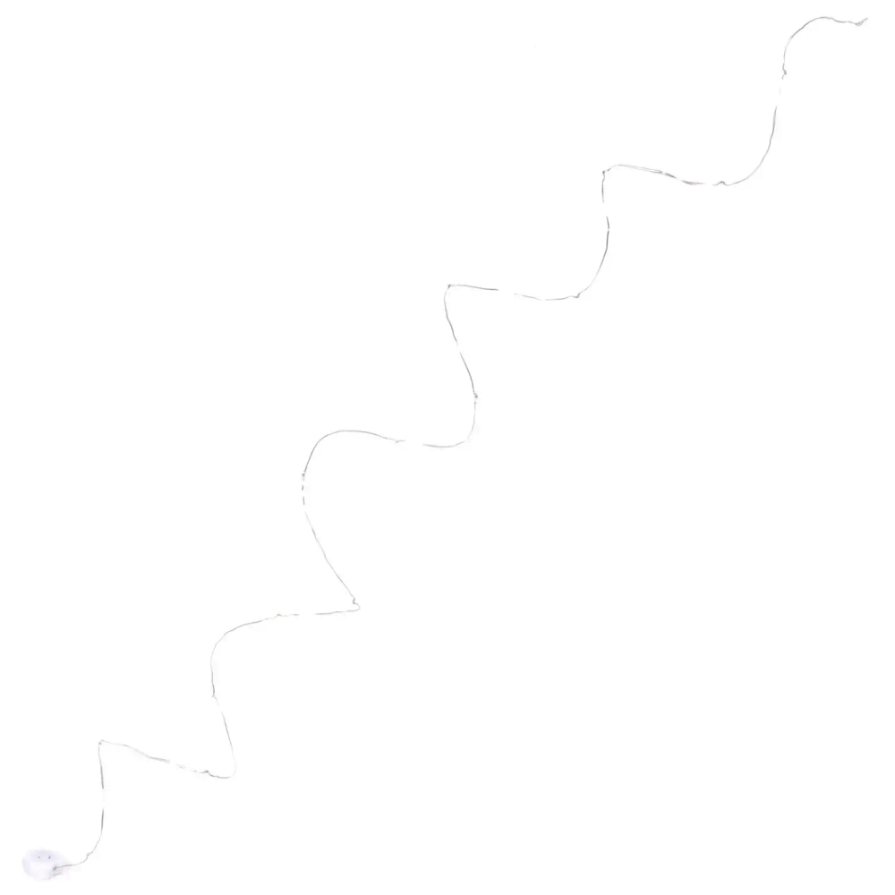 Гирлянда для дома на батарейках 1,5 м 15 ламп LED, 1 реж.,IP-20, Белый