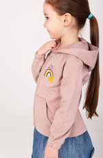 Джемпер д/девочки р.98 M1039FN-3/6 бежевый (Такро)