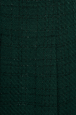 Зеленая твидовая юбка-миди "Эдит"