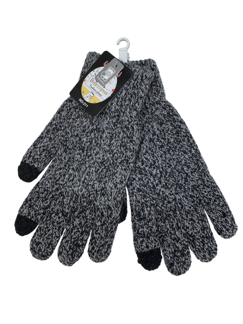 Перчатки.Мужские.Женские. Материал верха: Текстильные. Вязаные. Сенсорные. 12 шт в упаковке, разный цвет.