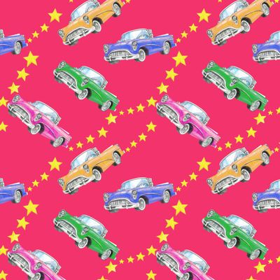 Ретро машины, звёздочки