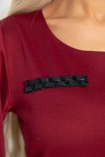 Платье Шарли (бордовое) П15012-18М LT Collection