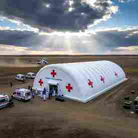 Пневмокаркасные мобильные госпитали: современный стандарт медицины в полевых условиях