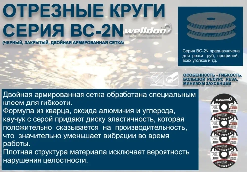 Welldon Abrasive Круг отрезной 115 x 1 x 22.23