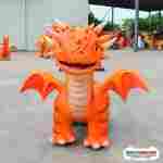 Парковый электромобиль «Дракончик» детский, 1 место, на батареях для проката