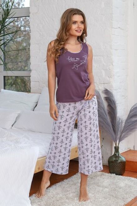 Пижама Клише-2 Виотекс БАКЛАЖАНОВЫЙ