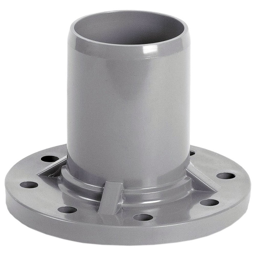 Патрубок ХЕМКОР гладкий с ПВХ фланцем 160х150 мм