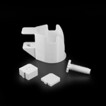 Подставка для кружки/стакана с креплением к столешнице, белая