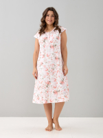 Ночная сорочка С-007/персиковый-розы