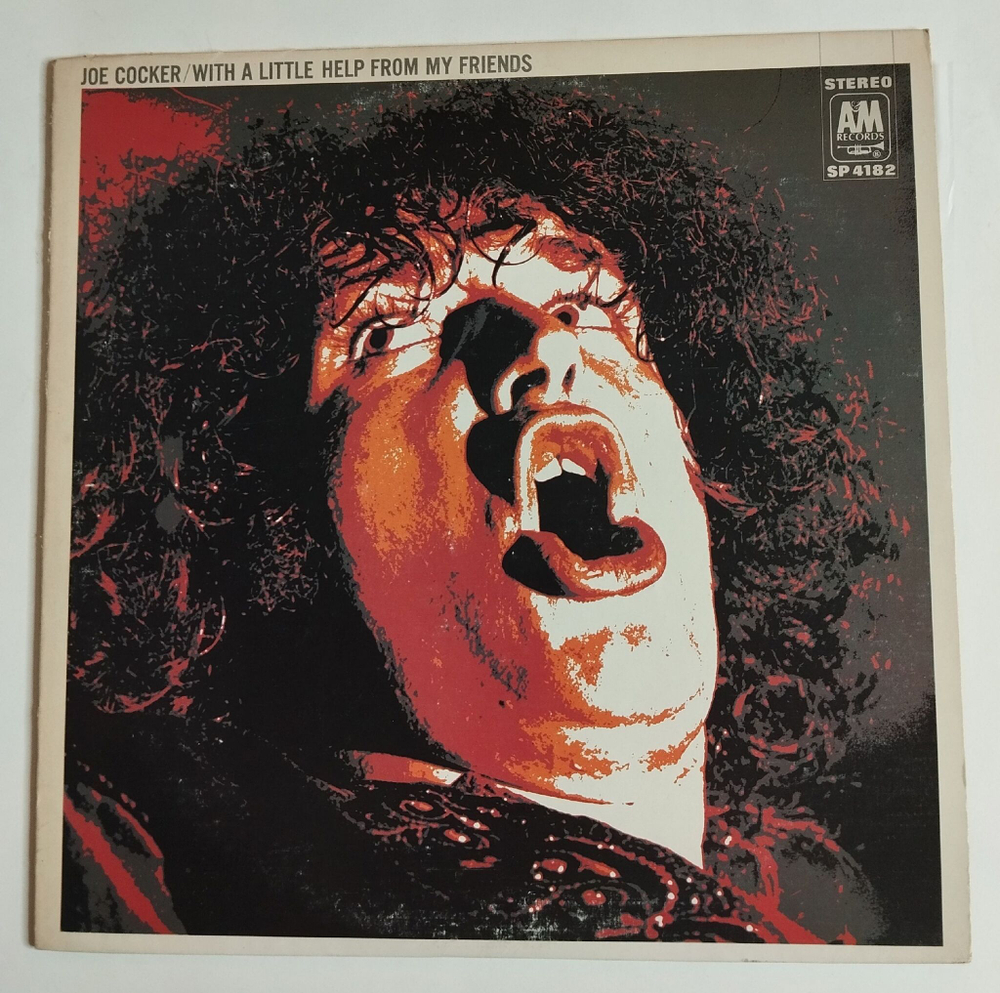 Винтажная виниловая пластинка LP Joe Cocker With A Little Help From My Friends (USA 1973)