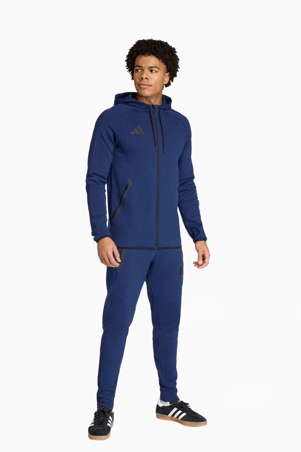 Кофта adidas Tiro Travel Sweat - темно-синий