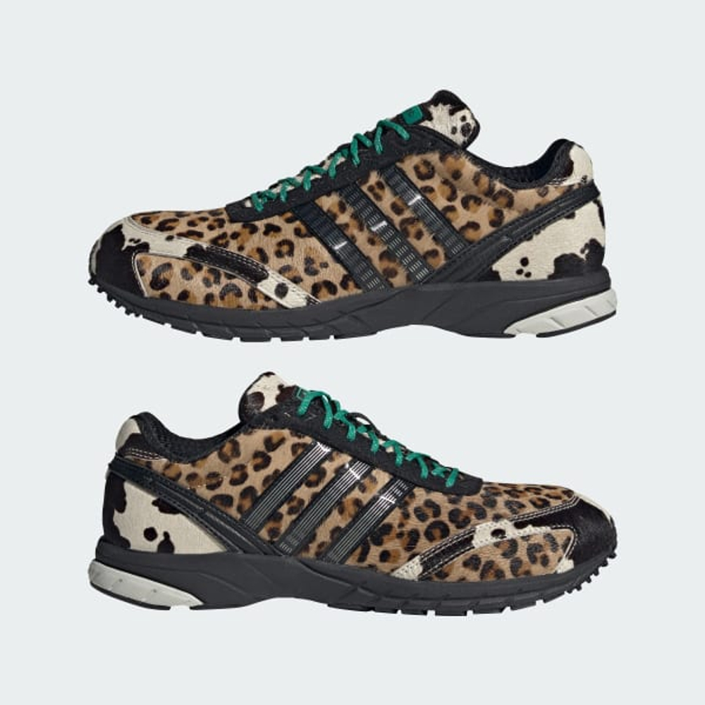 ADIDAS Кроссовки Adizero Adios OG с анималистическим принтом, черный/белый