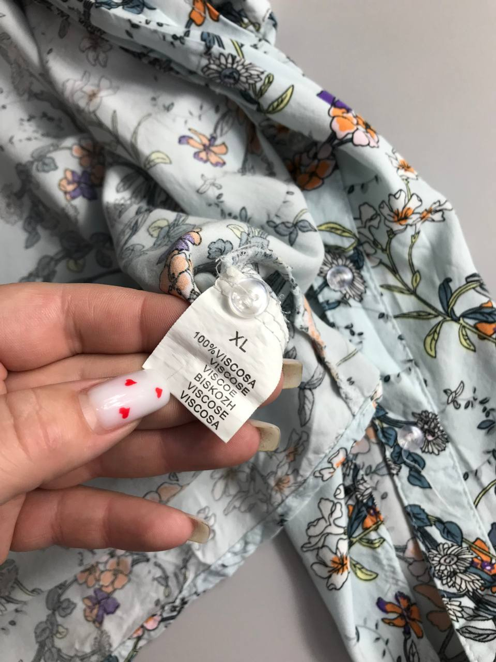 Блузка KENLEN цветочная из вискозы 52 размер