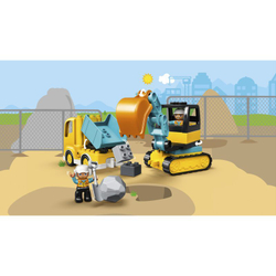 Конструктор LEGO DUPLO 10931 Грузовик и гусеничный экскаватор