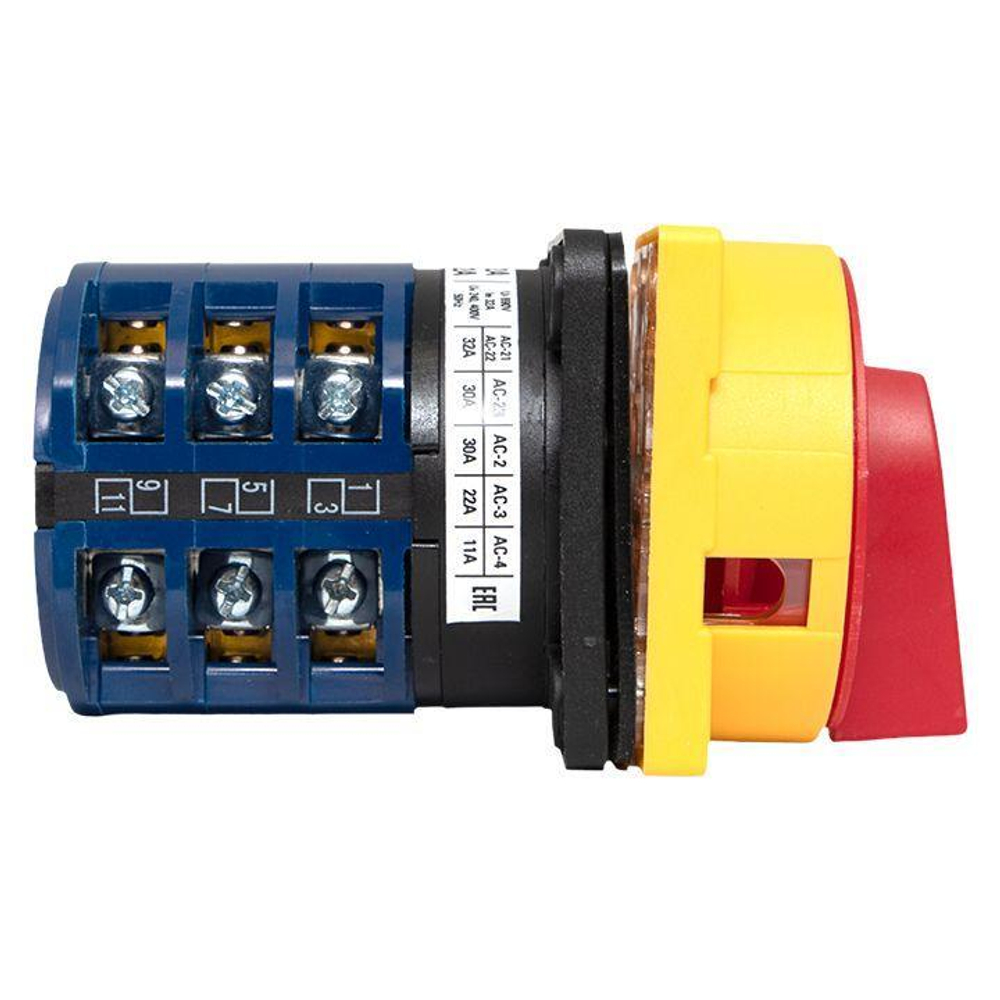 Переключатель кулачковый ПК-1-23 32А 3п "1-0-2" с блокировкой IP65 PROxima EKF pk-1-23-32-a65