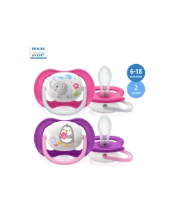 Пустышка Philips Avent ортодонтическая от 6 мес. 2 шт. SCF080/08