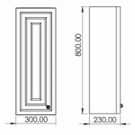 Шкаф Creavit Kayra KY1030.01.MAN антрацит матовый