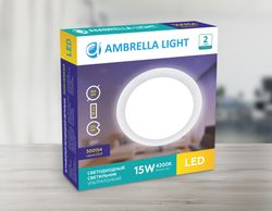 Ambrella Встраиваемый светодиодный светильник Даунлайт Downlight 300054