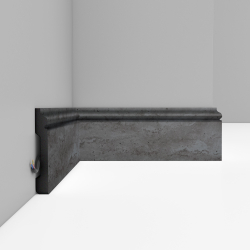 Плинтус напольный Decomaster D005-1632 79х13х2400мм