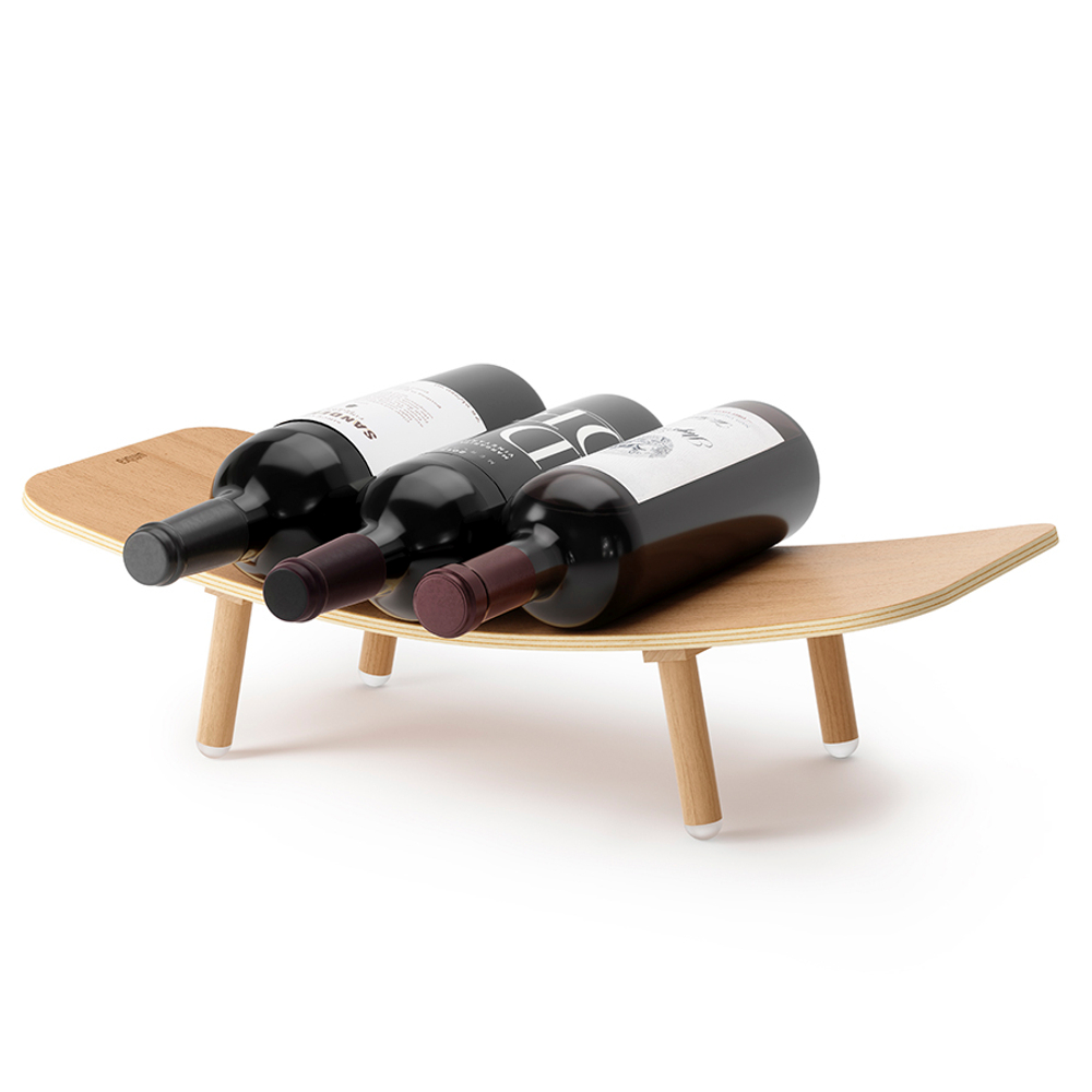 Подставка для винных бутылок vinola, натуральное дерево