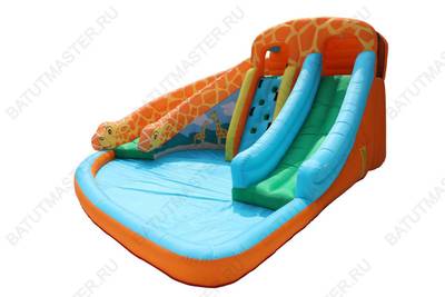 Батут детский для дома "Два жирафа" 4,65*4,2X2,3 м