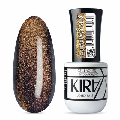 КИРА гель-лак CAT EYE ROYAL 003 10 мл.
