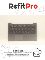 Верхняя панель с клавиатурой (топкейс) для ноутбука Lenovo 3-15ITL6 / ADA / ALC (W/O FingerPrint) с подсветкой, серая , раскладка - русская (5CB1B69145)