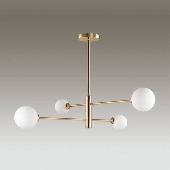 4418/4C MODERNI LN19 114 золотой Люстра на штанге G9 4*40W 220V ESTELLE