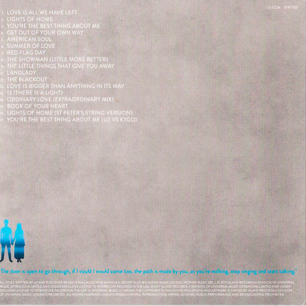 U2 / Songs Of Experience (Extra Deluxe Edition)(Coloured Vinyl)(2LP+CD)