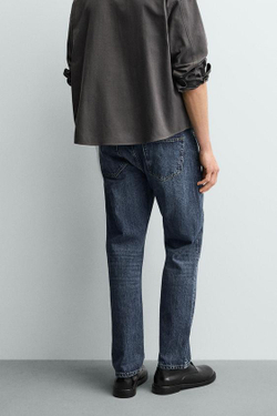 ZARA ДЖИНСЫ REGULAR FIT, СИНИЙ