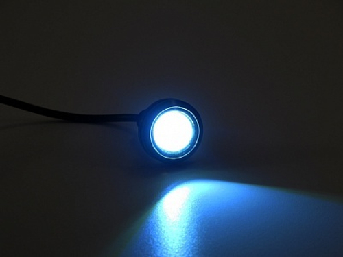 Дневные ходовые огни 12V COB (линза) сверхмощный диод 3W (к-т 2шт) (Вымпел)