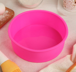 Форма для выпечки силиконовая «Круг», d=15.5 см.