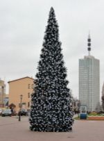 елка уличная каркасная, хвоя-леска