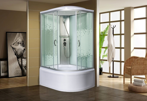 Душевая кабина Мономах XL 110x80x44 МЗ L 10000012119 без гидромассажа