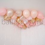 Шары россыпью "Розовая карамель"