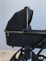 Коляска детская Peppy Tecla 2 в 1 Shadow Black Chrome Edition (Черный)