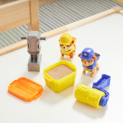 Psi Patrol - Фигурки щенков 2-PACK Rubble & Crew + песочная кинетическая песок 6066727