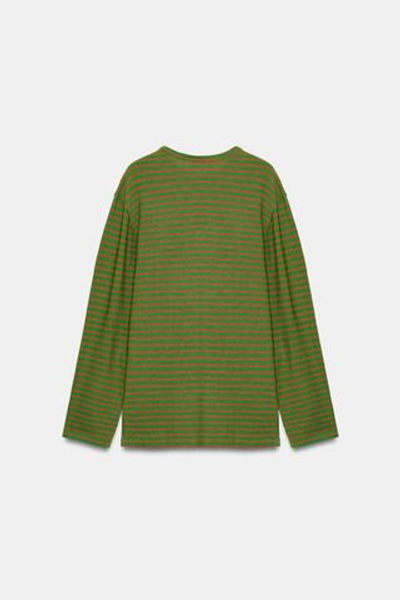 ZARA ФУТБОЛКА ОВЕРСАЙЗ В ПОЛОСКУ, ПОЛОСКИ