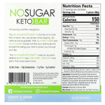 No Sugar Company, Keto Bar™, печенье и крем, 12 батончиков, по 40 г (1,41 унции)