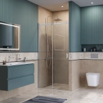 Душевая дверь BelBagno SOFT_CLOSE-2-BF-1-110-C-Cr 110 стекло прозрачное/профиль хром